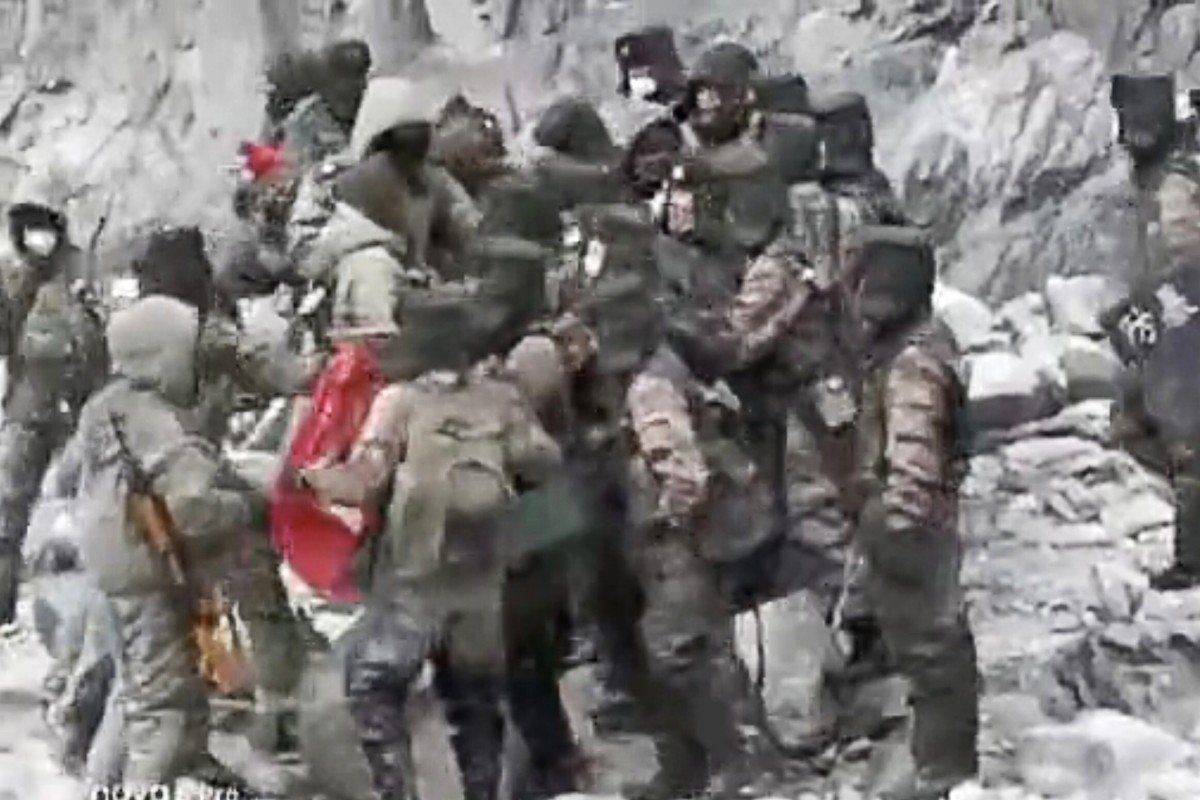 Video of violent clash between Indian and Chinese soldiers goes viral