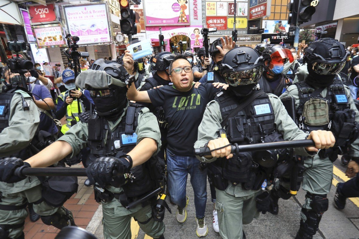 Hong Kong opposition activist arrested by police’s national security unit
