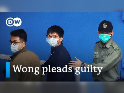 Hong Kong: Joshua Wong pleads guilty in protest at trial