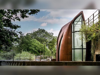 This striking steel home is an architectural feat - and it's on the market