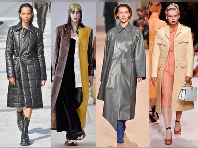 The Allure Of The Leather Trench Coat
