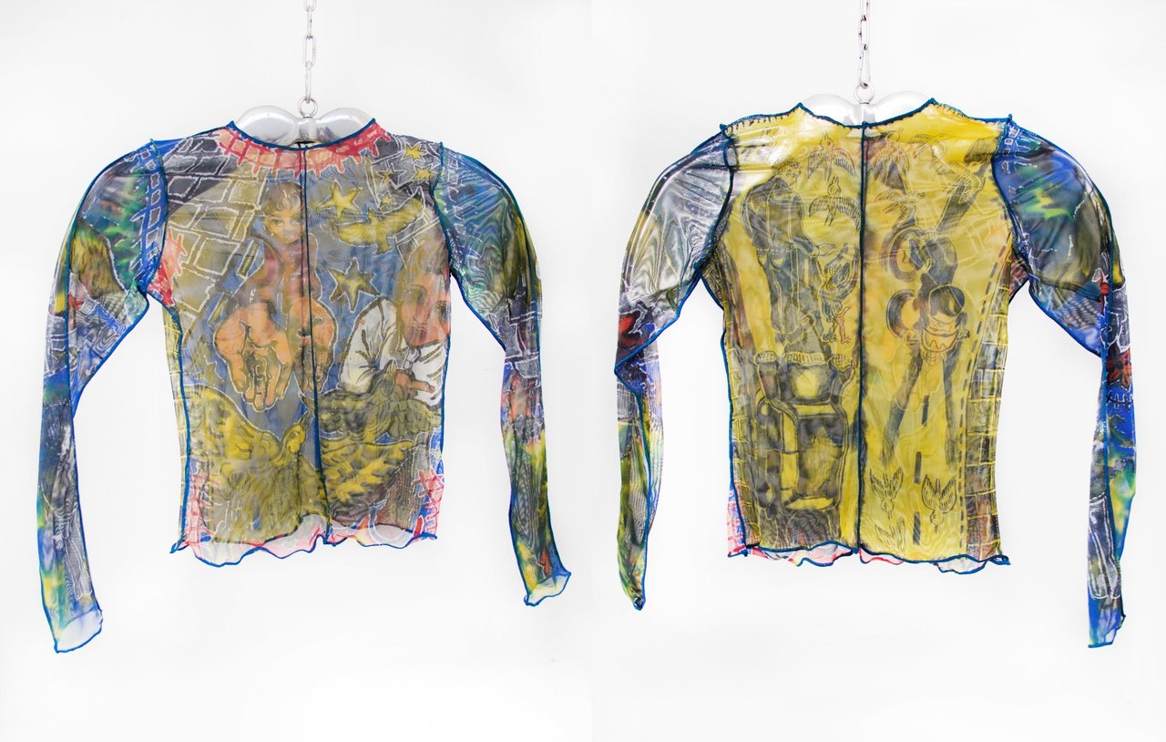 These Hand-Dyed Mesh Tops Are a Visual Feast