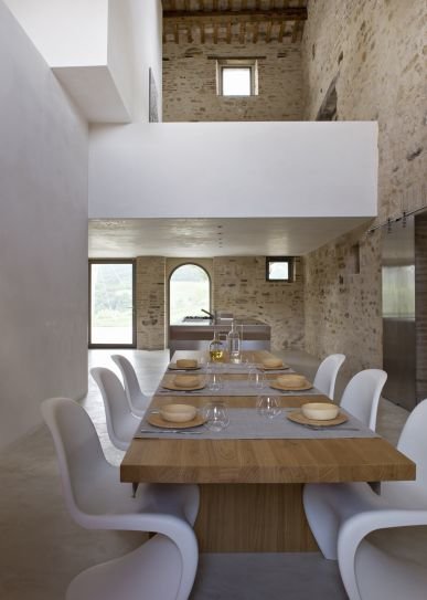 See a rustic holiday villa with a strikingly contemporary interior