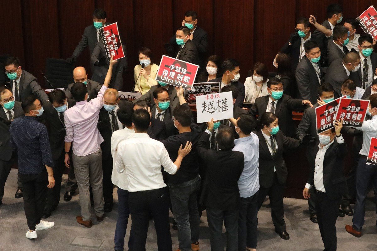 Hong Kong opposition lawmakers, activists charged over Legco meeting