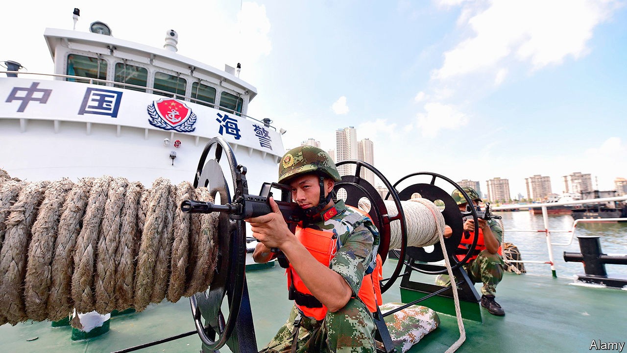 A new law would unshackle China’s coastguard, far from its coast