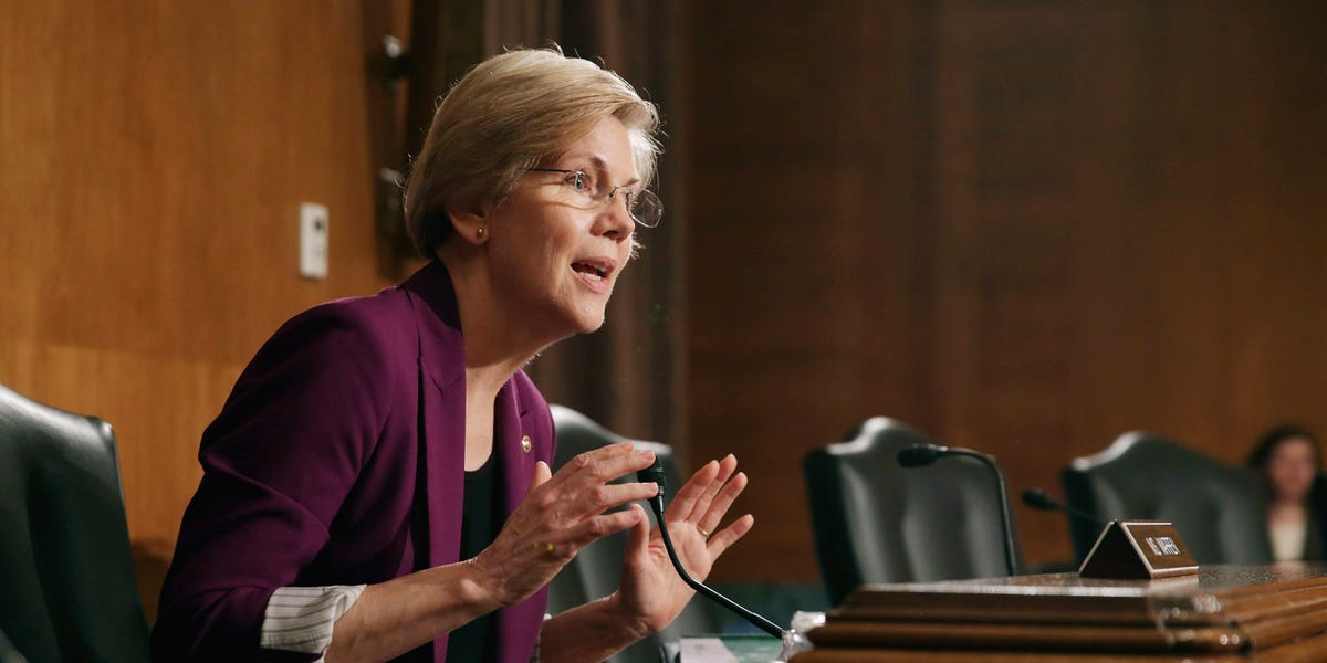Elizabeth Warren says the stock market has become a 'playground for the billionaires.' She's calling for a wealth tax to fix it.