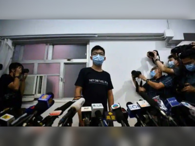 Jailed Hong Kong democracy leader Joshua Wong arrested for 'subversion'