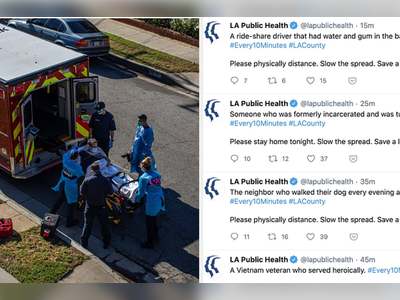A Los Angeles Health Agency Is Tweeting About A COVID Death Every 10 Minutes To Encourage People To Stay Home