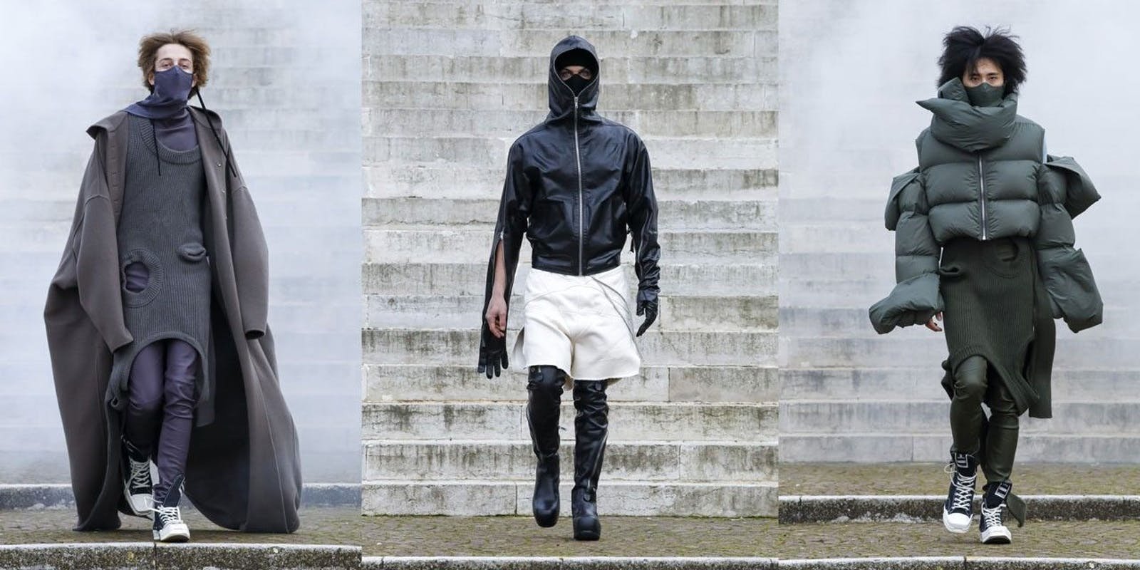 Rick Owens Embraces Darkness in his Men's Fall/Winter 2021 Collection ...