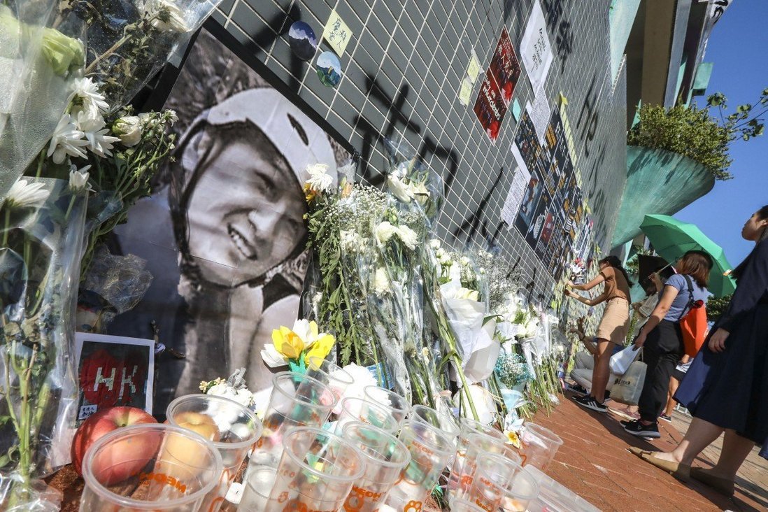 Hong Kong protests: open verdict on death of student in car park fall