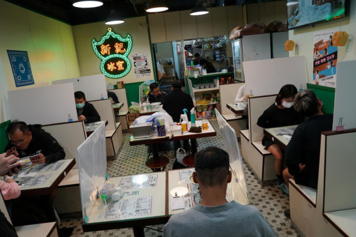 Hong Kong restaurant earnings dive as pandemic batters business