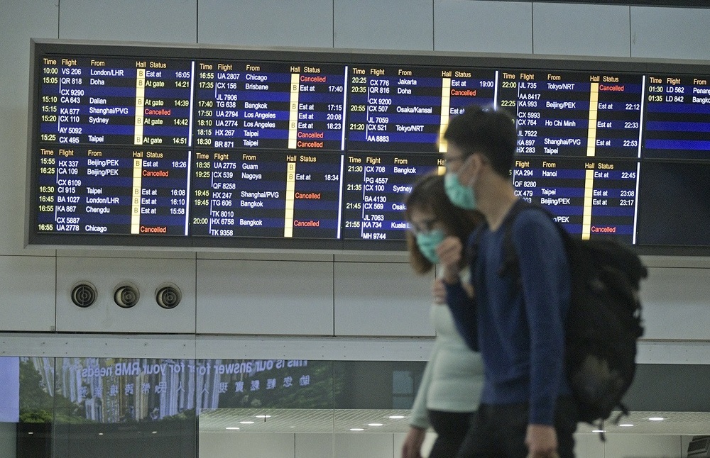 Visitor arrivals to HK drop almost 100pc in January