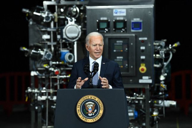 Joe Biden says US is administering 1.7million Covid vaccines a day