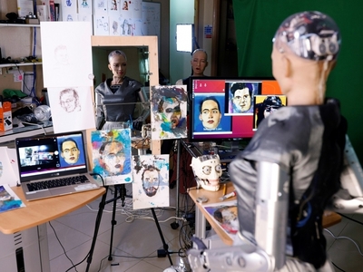 Auction-bound HK robot 'Sophia's' ditigal artwork joins latest investment craze
