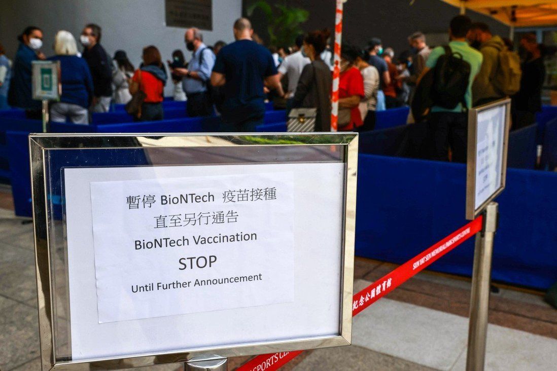 Hong Kong halts BioNTech shots; fears over vaccination drive ‘hiccup’ dismissed