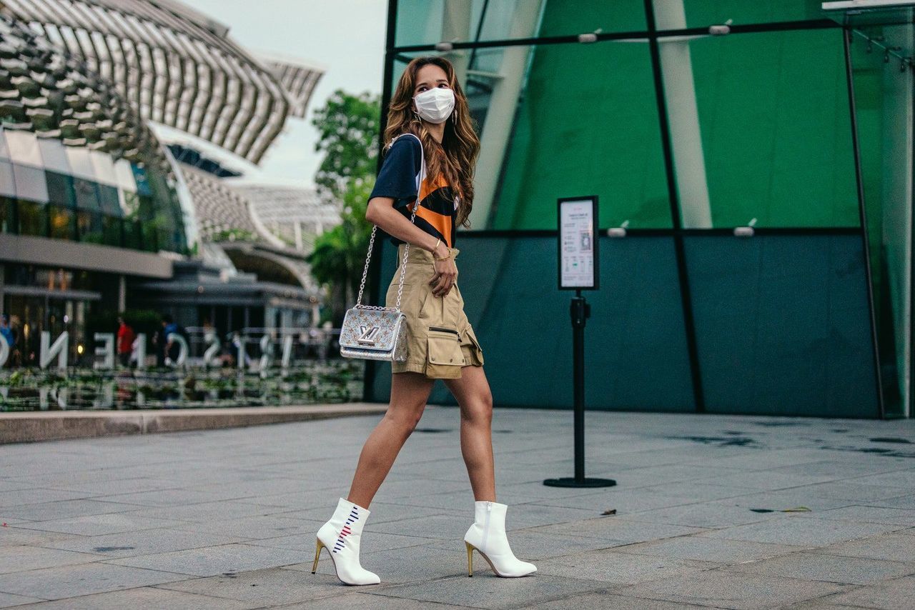 Louis Vuitton Reprised Its Spring 2021 Show in Singapore—See the Best Street Style Looks Here