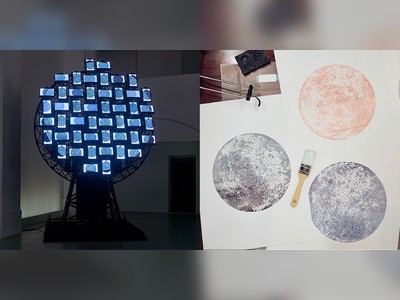 Art Meets Science in Phoebe Hui's New Installation, 'The Moon is Leaving Us'