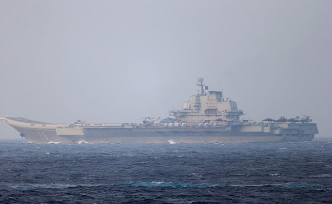 Chinese Carrier Drills Into Taiwan's Air Defence Zone In Message To US