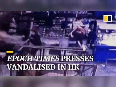 Printing plant of China-critic newspaper Epoch Times ransacked in Hong Kong