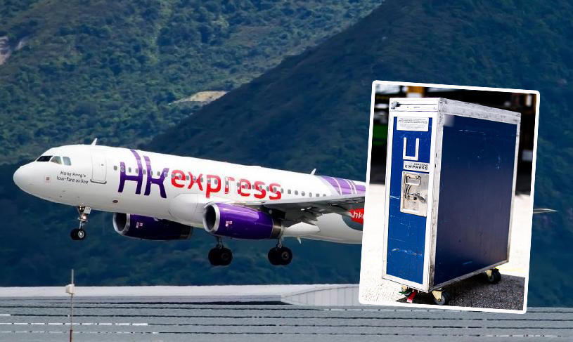 HK Express is selling its decommissioned in-flight trolleys for people to ‘fly’ at home