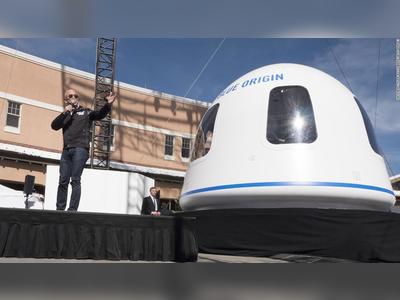 Jeff Bezos' Blue Origin to auction ticket for first space tourism flight
