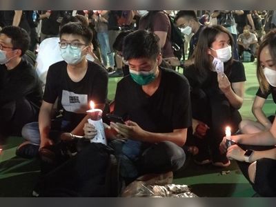 Joshua Wong among four who plead guilty for June 4 park vigil