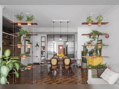 A Deteriorating 1950s Apartment in São Paulo Gets Revamped and Greened-Up