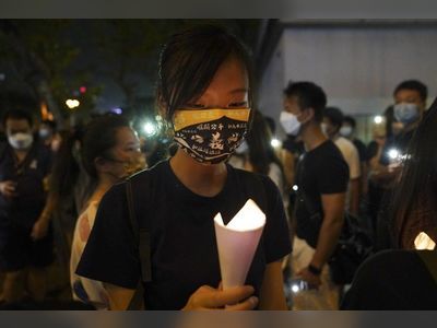 Defiant Hongkongers mark Tiananmen crackdown despite heavy police presence