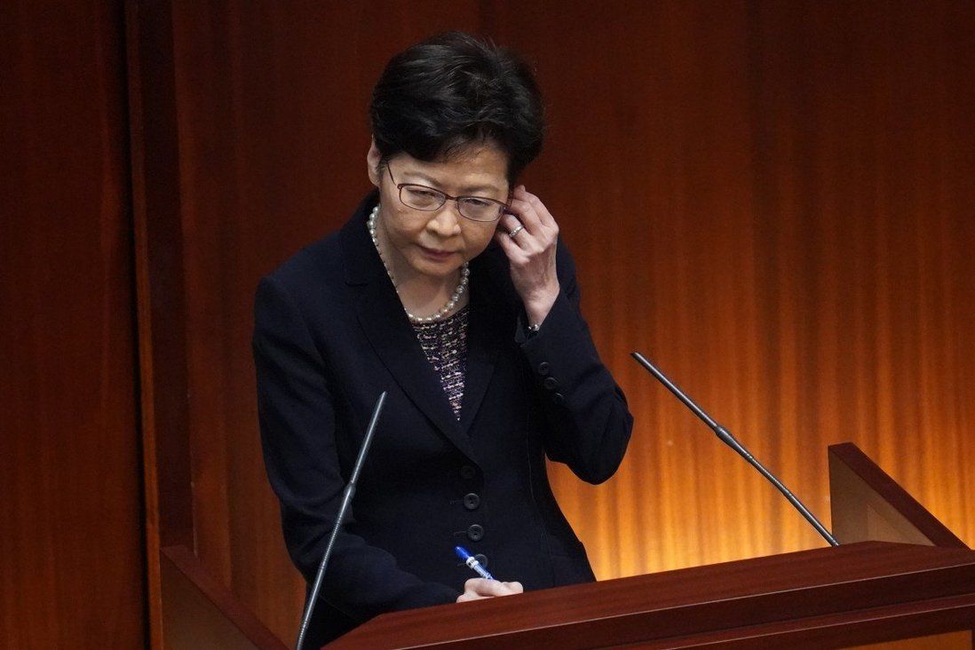 Hong Kong leader Carrie Lam warns against politicising legal aid system