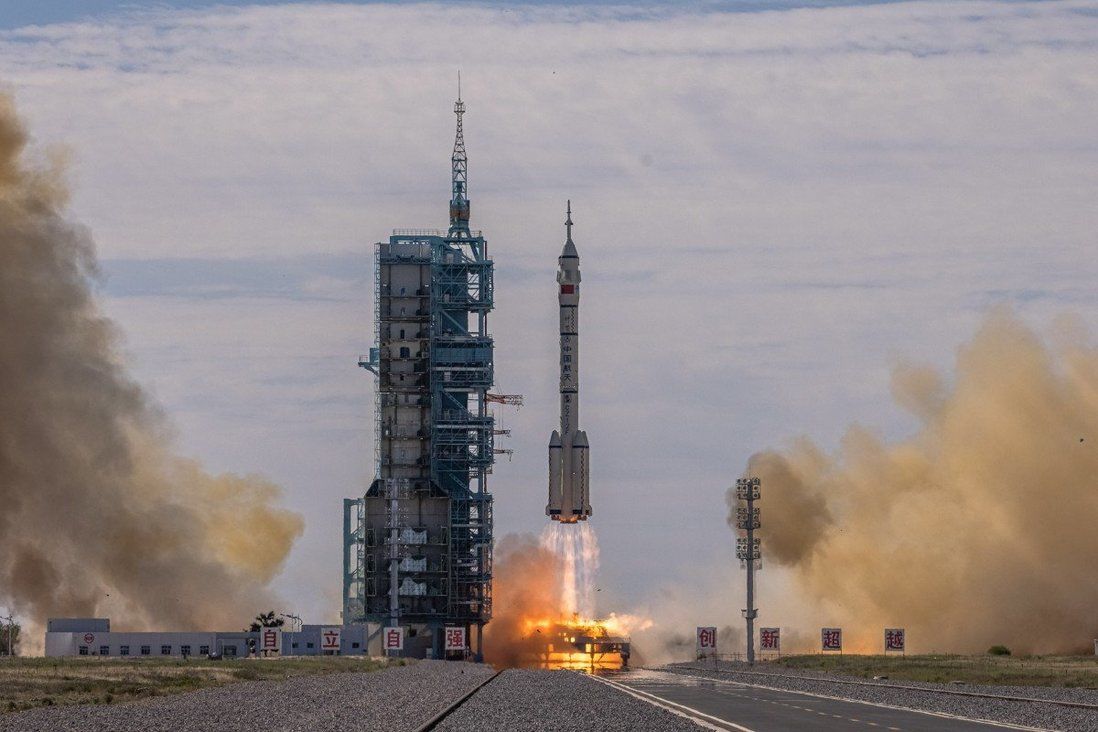 Blast-off for China’s Shenzhou-12 manned mission to build space station