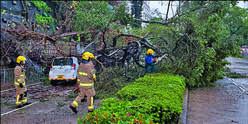 Storms keep HK on high alert