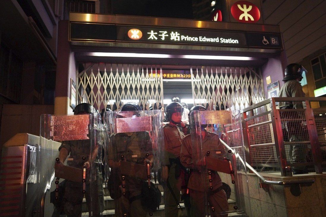 Hong Kong teen admits carrying firebombs on night of Prince Edward MTR chaos