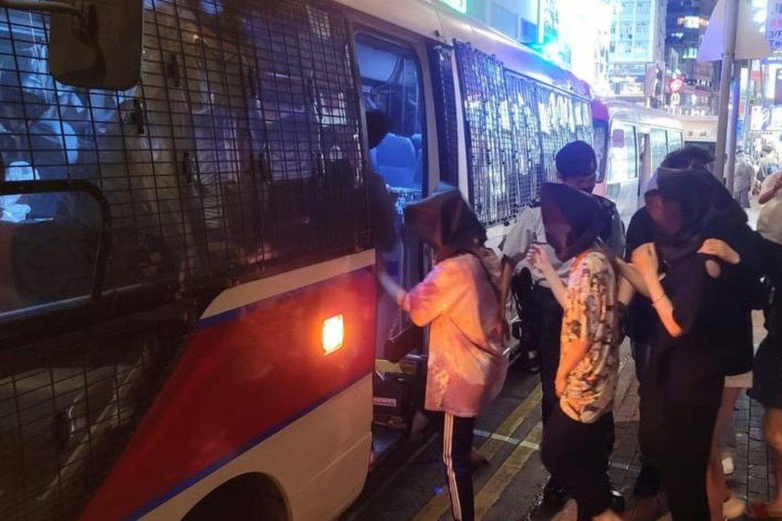 Hong Kong police arrest 68 in prostitution crackdown in Causeway Bay, Wan Chai
