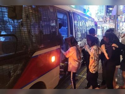 Hong Kong police arrest 68 in prostitution crackdown in Causeway Bay, Wan Chai
