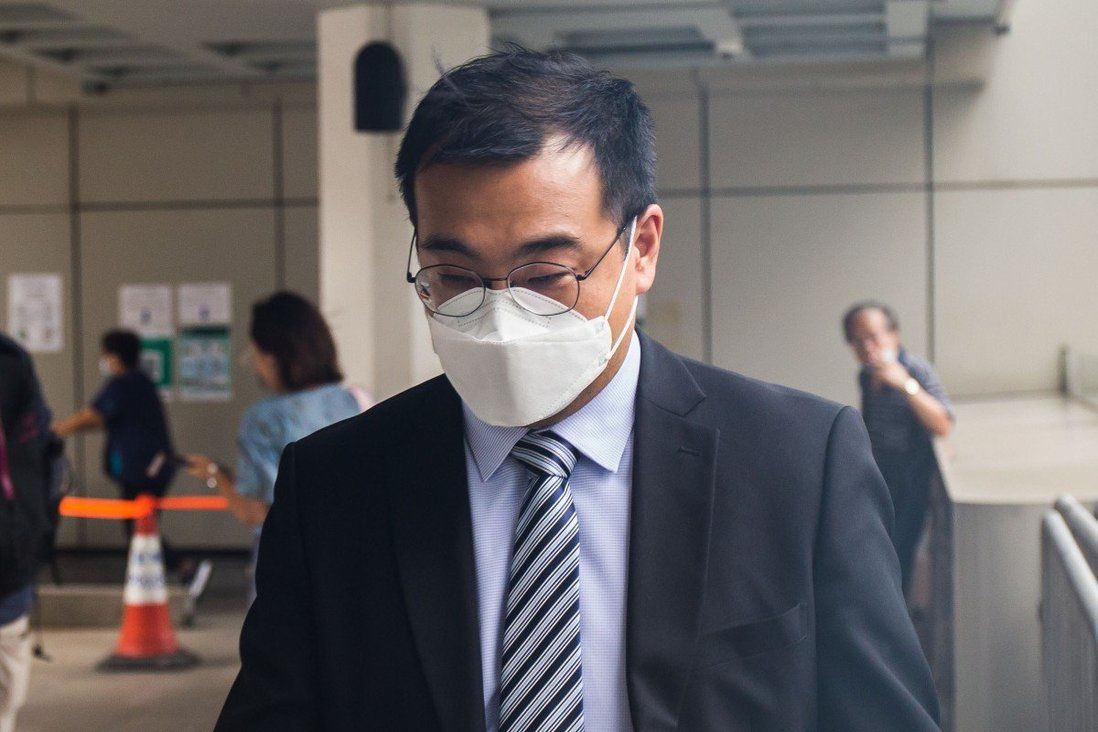 Hong Kong officer denies using body as shield against motorcyclist, court hears