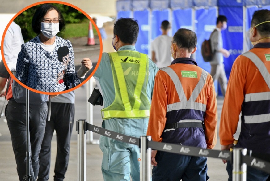 Sophia Chan defends Airport Authority mandating workers to get jabs