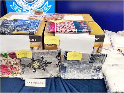 Police seize HK$57 million of ketamine and ice among bedclothes