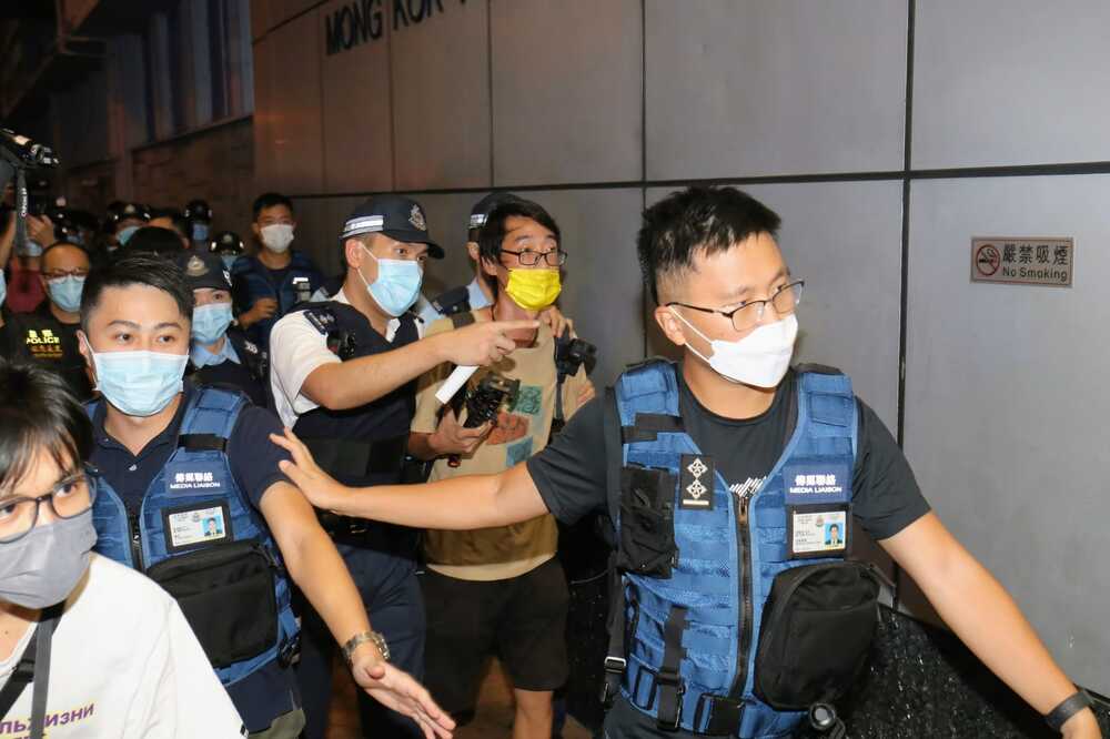 Man arrested outside Prince Edward MTR station