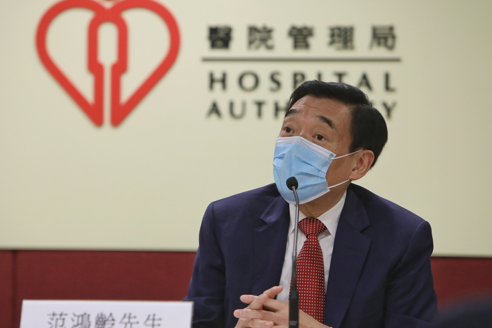 Hospital Authority chief worries about doctors and nurses leaving Hong Kong