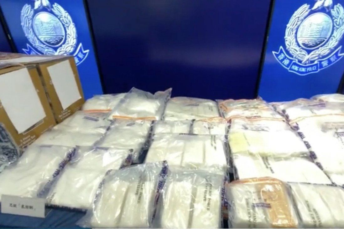 Hong Kong police seize 106kg of Ice and ketamine, arrest 2 brothers