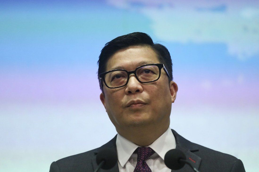 Hong Kong security chief issues warning against fund supporting protesters