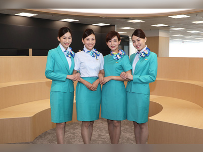 Greater Bay Airlines reveals flight attendants' uniform