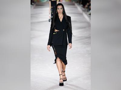 Dua Lipa Opens Versace's Spring/Summer 2022 Runway Show