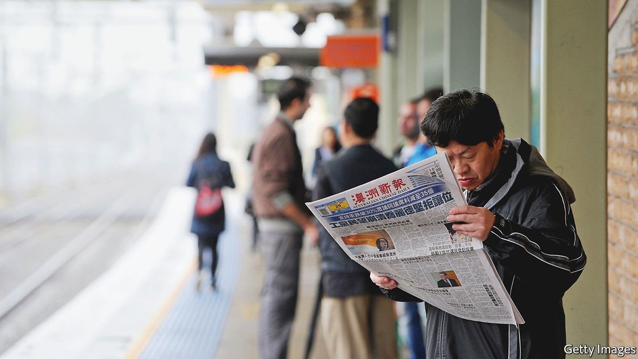 In the West, China holds growing sway over Chinese-language media