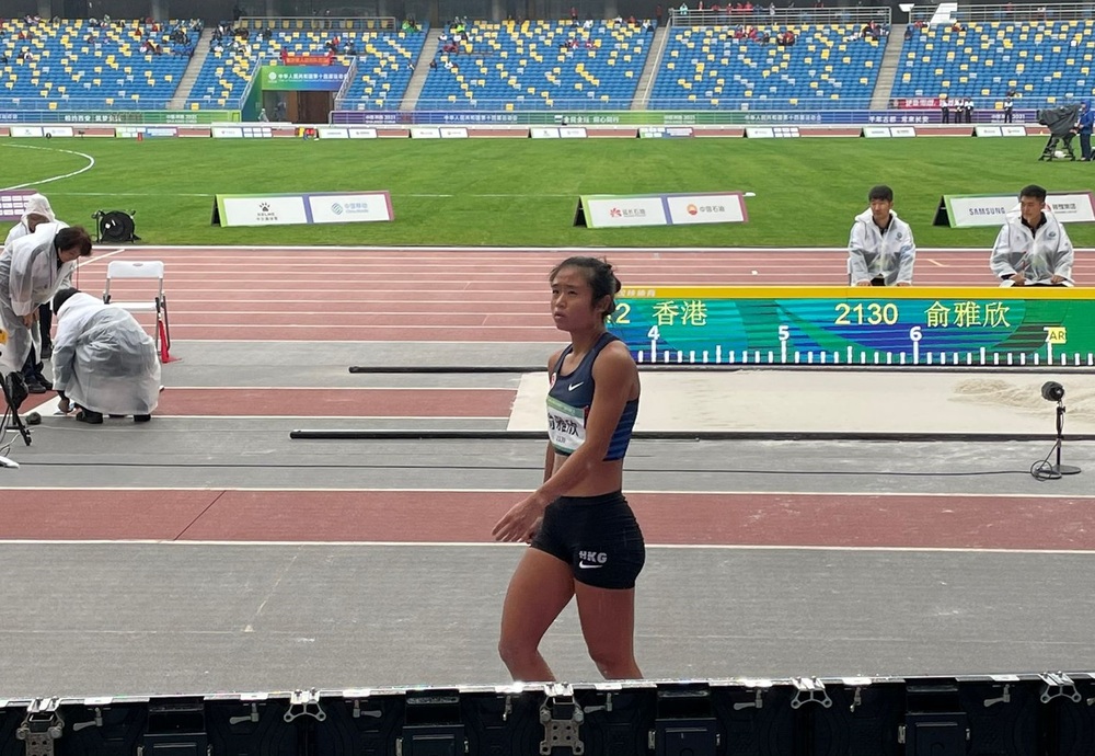 Hong Kong’s Tiffany Yue leaps into National Games long jump final