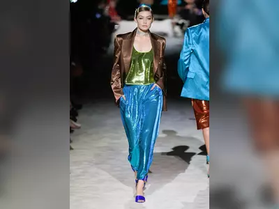 Tom Ford Caps Off NYFW with a Disco Glam Spring/Summer 2022 Show