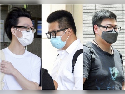 Three men found guilty of rioting over PolyU clash