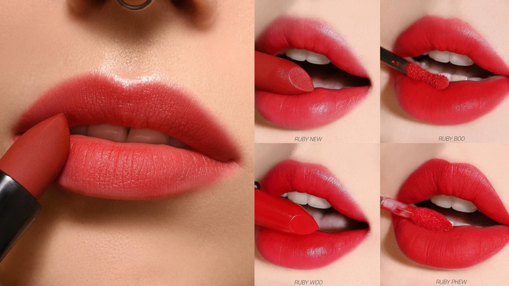 How to Create the Powdered Lips Effect