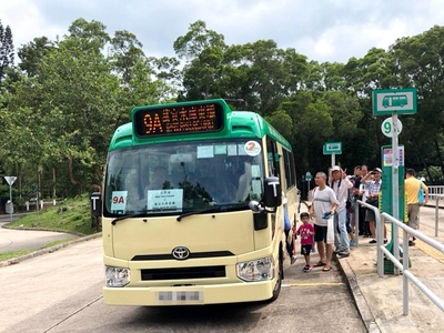Green minibus to High Island Reservoir's East Dam starts full-day service on holidays