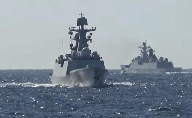 Russian, Chinese Warships Hold First Joint Patrols In Pacific Ocean